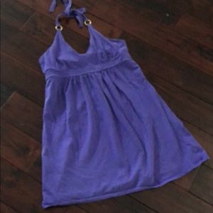 Comfy summer cotton hater dress or coverup